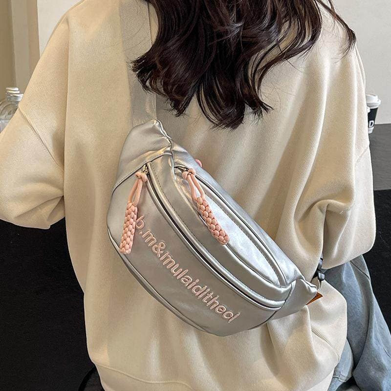 Bolsa bolsa feminina de prata de nicho Popular deste ano feminina 2025 novo estilo verão All-Match bolsa de peito