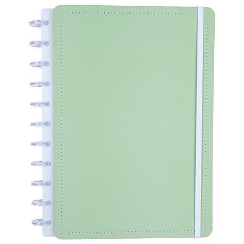 Caderno Grande Disco Reposicionavel Capa Dura Estilo Moderno Colorido Organizado