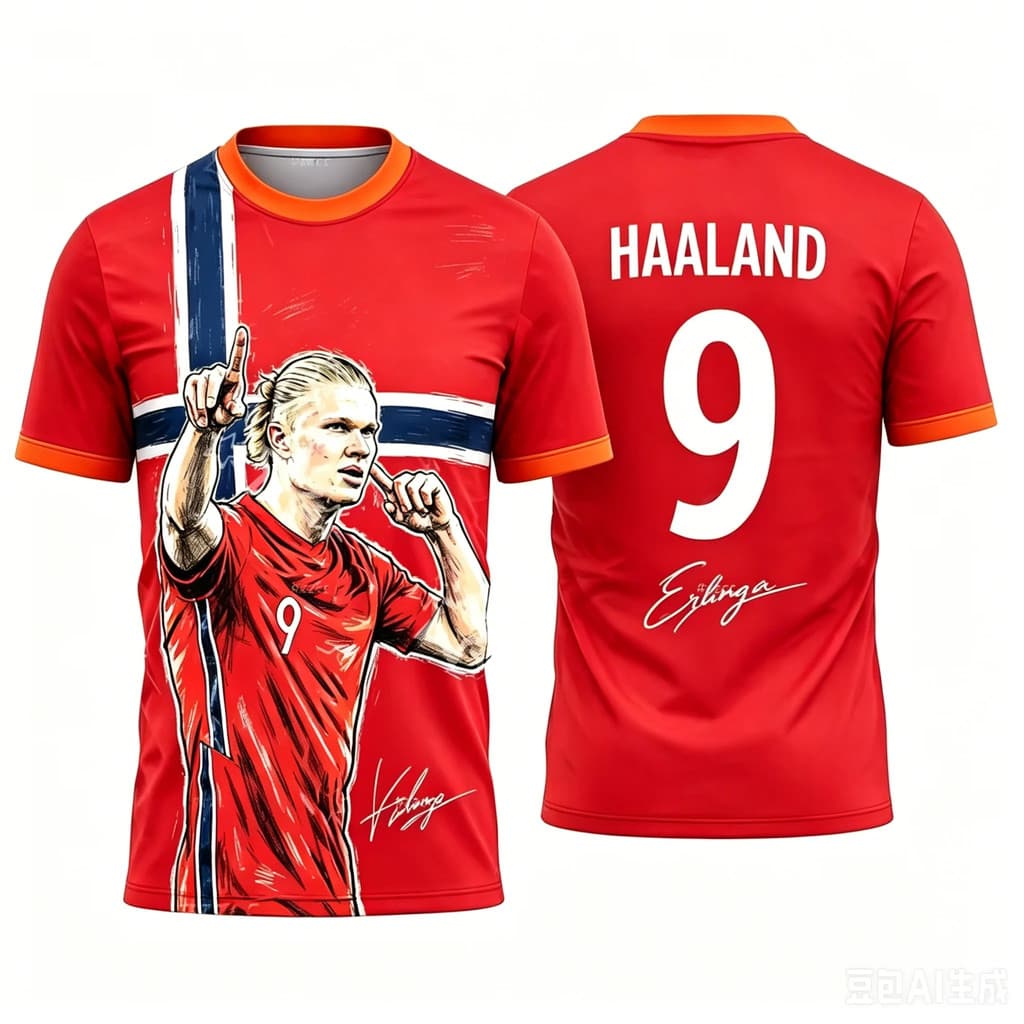 2026 Erling Haaland No 9 Camisa De Futebol Jogo E Kit De Treinamento Ventilador Esportes De Verão Camiseta Masculina Rou