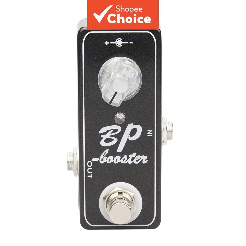 MOSKY Clean Booster Pedal De Efeito De Guitarra True Bypass Signal Enhancer Para Baixo Elétrico E Estúdio De Gravação De