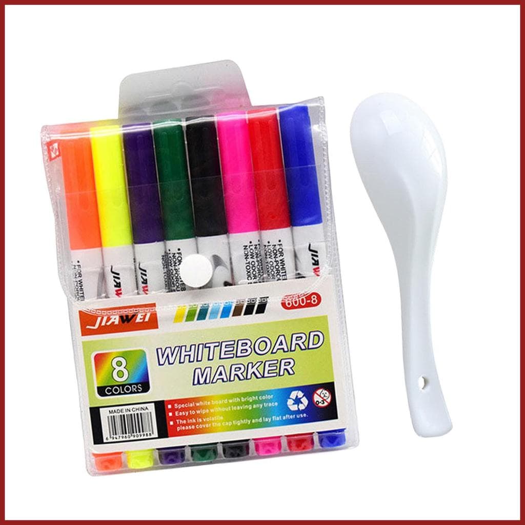 Caneta Mágica Para Pintura A Água , 8/12 Peças , Canetas Flutuantes De Doodle , Apagar Quadro Branco Marcadoras , yikuia