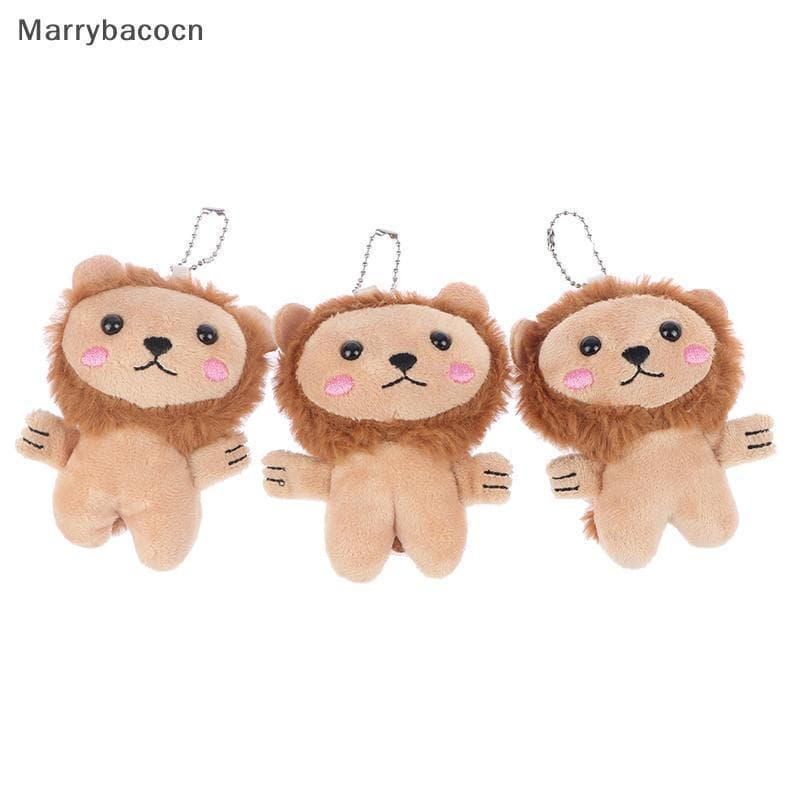 [MAR] 1 Pcs Novo Pequeno Leão Brinquedos De Pelúcia Boneca Chaveiro Bolsa Pingente Acessórios COD