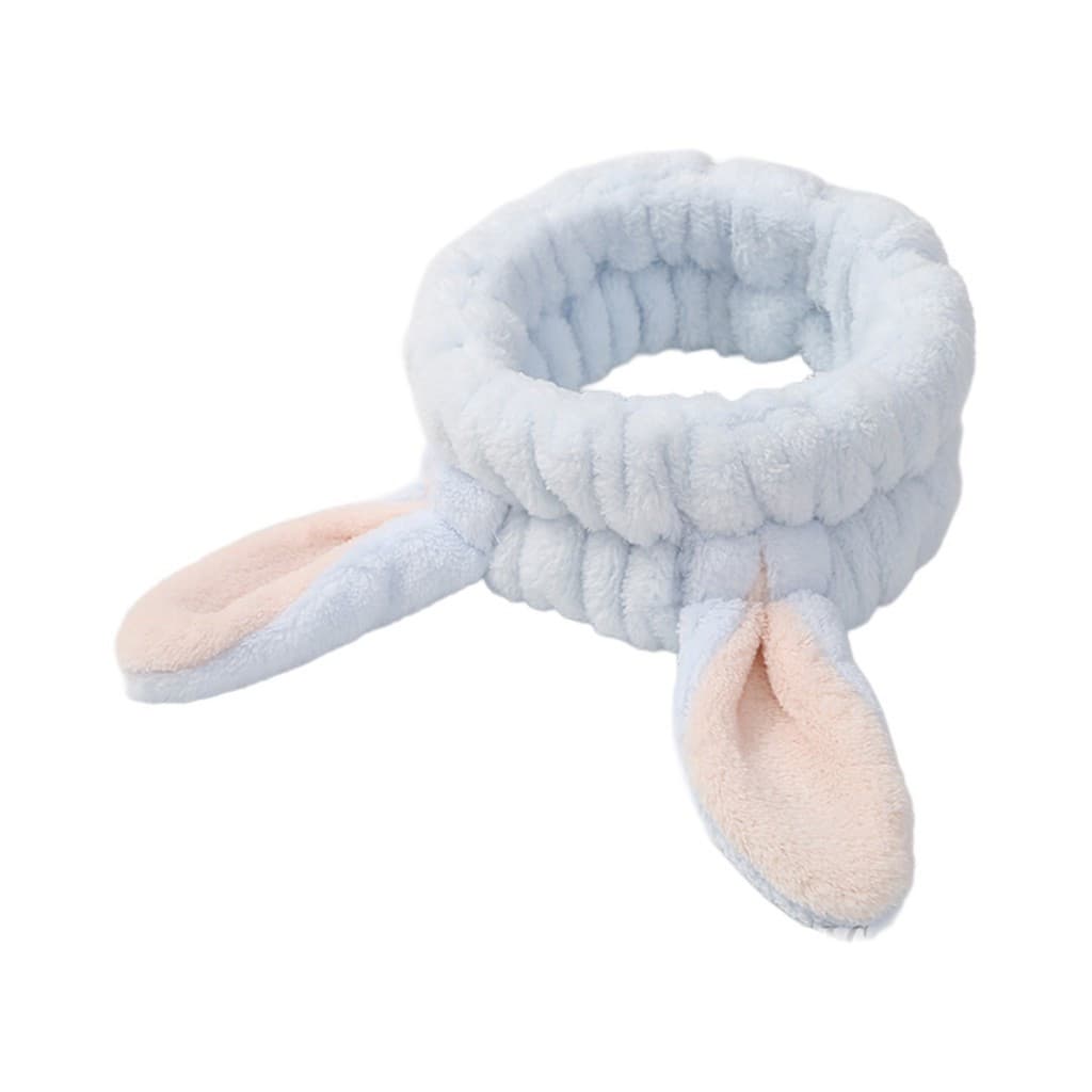 Faixa De Cabelo Elástica De Pelúcia Macia Para Mulheres-Aplicação De Limpeza Facial E Máscara Cuidados Com A Pele