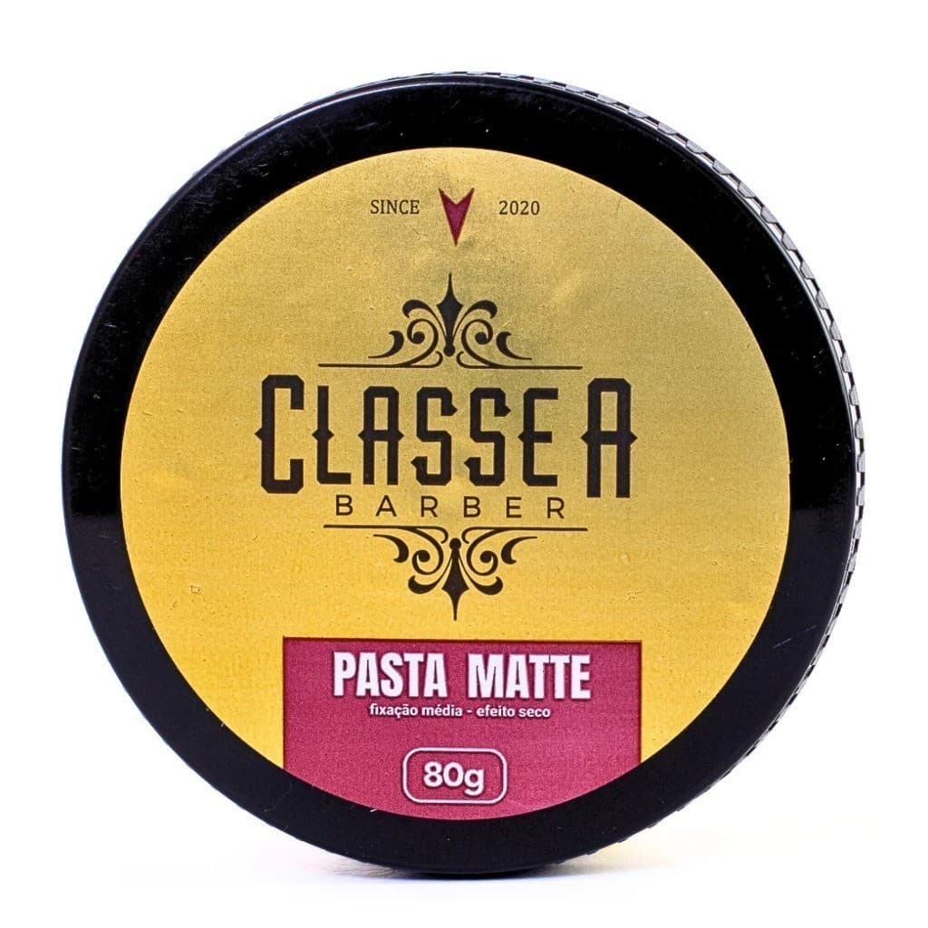 Pasta Modeladora Matte 80g - Efeito Seco Modela E Fixa Penteados Modelador Capilar Classe A
