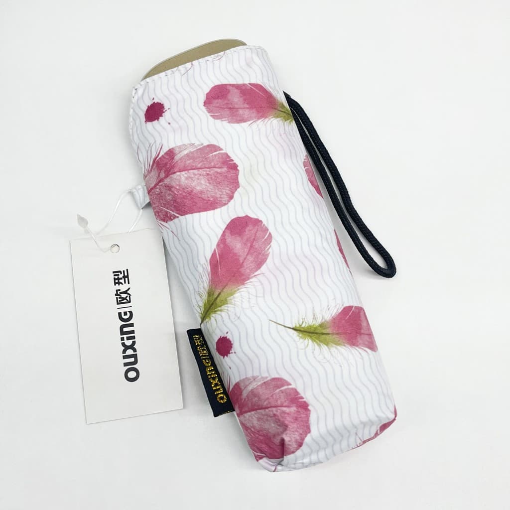 Comércio exterior pena rosa Mini 50% de desconto Manual liga alumínio vinil protetor solar adulto estudante portátil dob