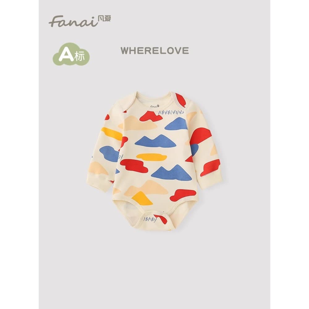 Fan Ai 25 Triângulo Macacão Borboleta Roupas Lycra Algodão Outono Romper 15607 Caiyun Fart Clothes