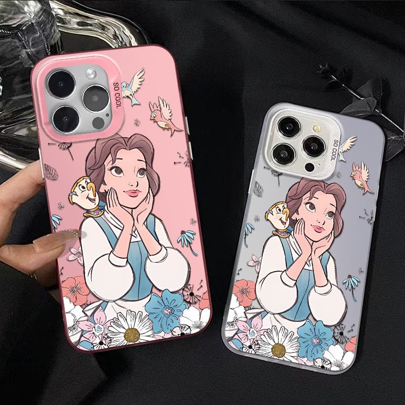 Capinha de celular anti impacto De Princesas da Disney Belle para Samsung A15 A14 A03 A35 A12 A32 Core 4G 5G Capinha