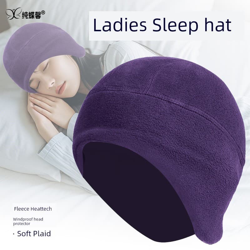 touca de cetim hello kitty touca de cetim atacado touca de cetim Inverno noite dormir chapéu feminino confinamento quent
