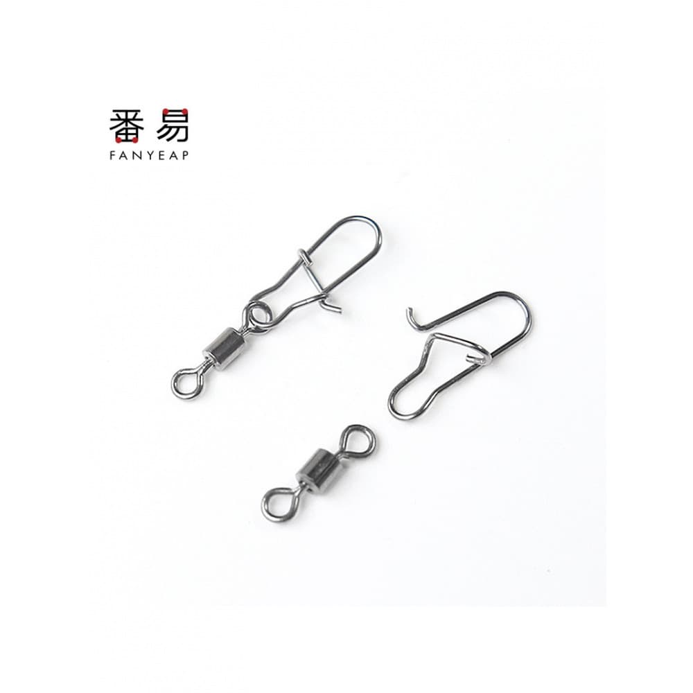 Conector/pesca A1vn001-anel de personagem criança-mãe pino giratório equipamento de pesca acessórios de abertura rápida