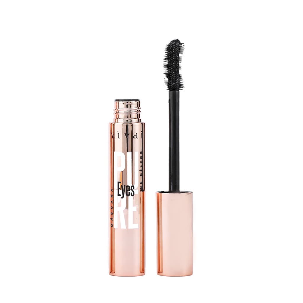 Rimel Mascara de Cilios Pure Eyes Preto Vivai Alonga e Defin