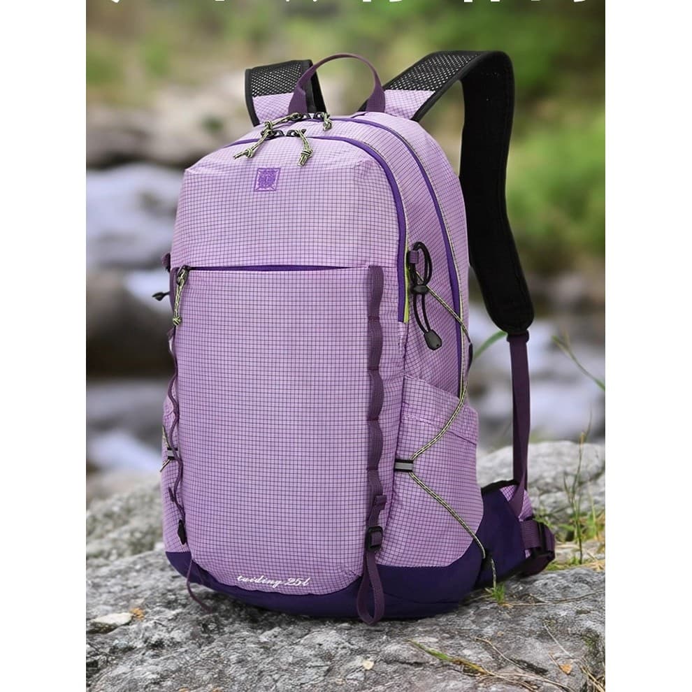 25L leve saco de caminhada ao ar livre feminino leve caminhadas mochila masculina leve à prova dwaterproof água pequena