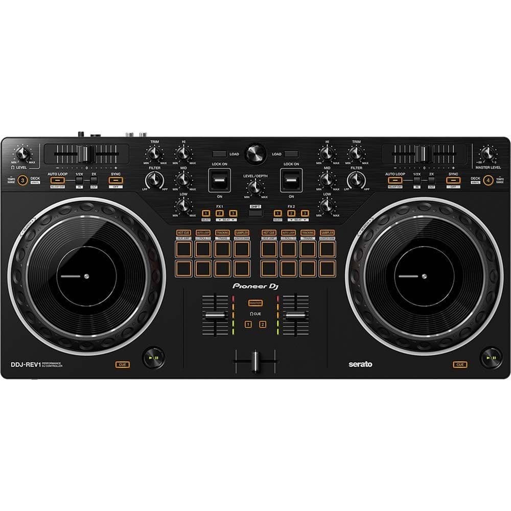 Controlador DJ Pioneer DDJ REV1 - Preto com Serato