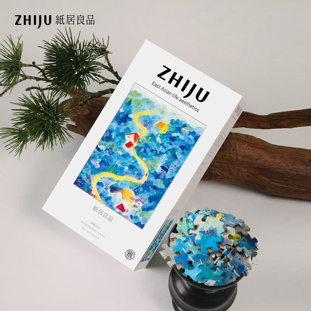 Casa de papel bons produtos 500 peças quebra-cabeça quadro paisagem quebra-cabeça casa de descompressão brinquedos diy t
