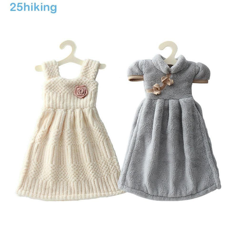 Pano De Mão Para Caminhada , Mini Vestido Confortável Cozinha , Macio , Pendurado , Lã Coral , Prato Doméstico De Alta Q
