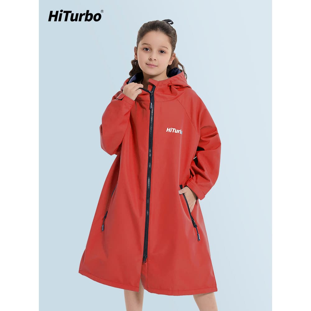 HiTurbo Youth Composite Zipper Tipo Capa Quente Impermeável Protetor Solar À Prova de Vento