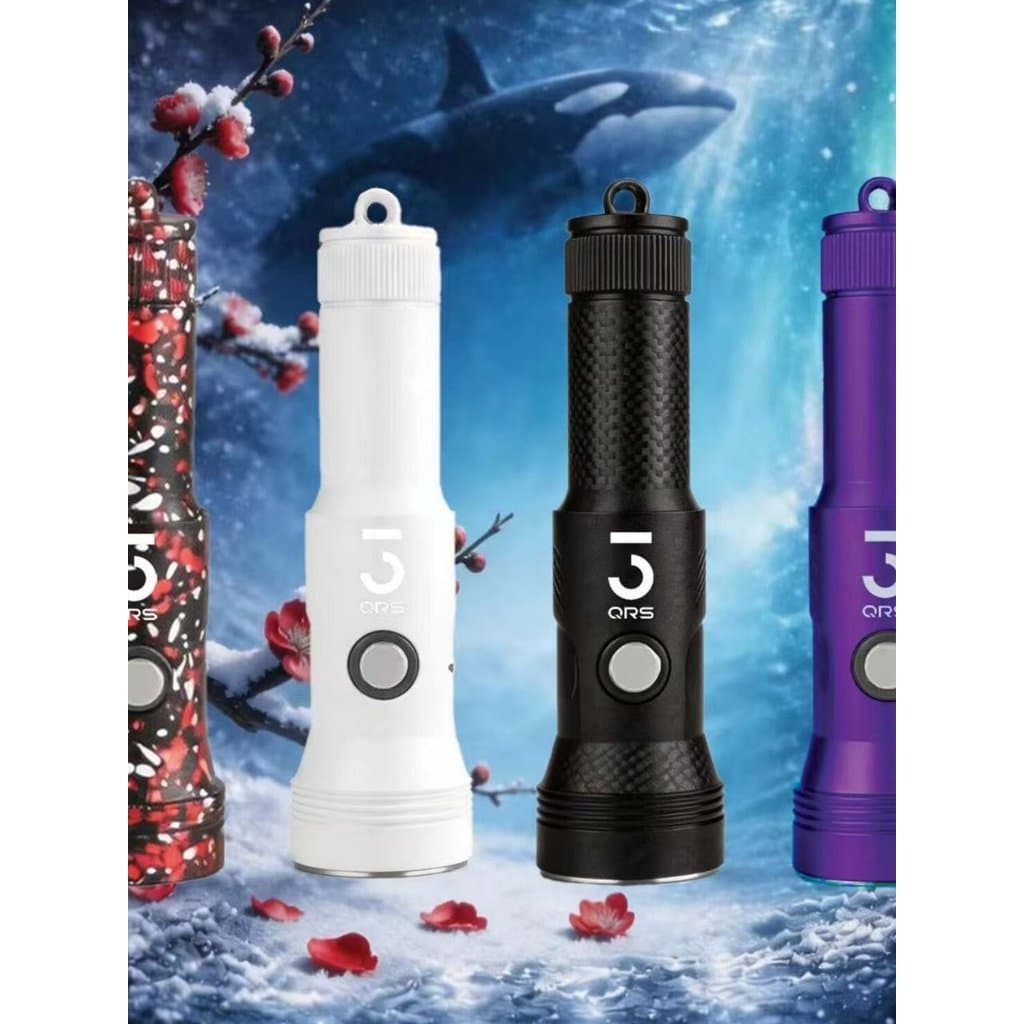 3-QRS M3 PRO 3400 Lumens Lanterna de mergulho com escurecimento contínuo Iluminação de edição limitada para mergulho aut