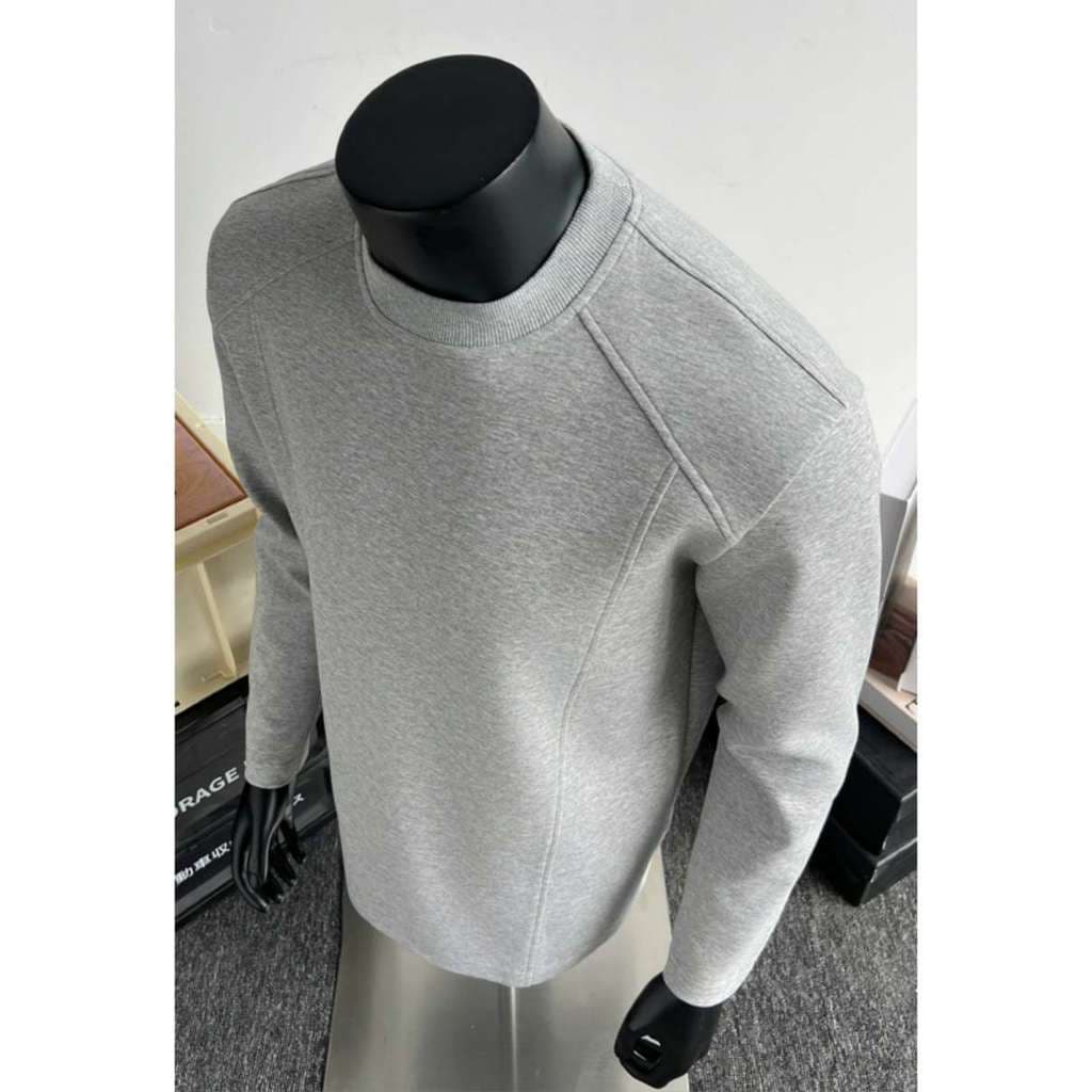Street Wear estilo americano desconstrução costura Mamba algodão manga comprida camiseta outono Retro All-Match solto Ca