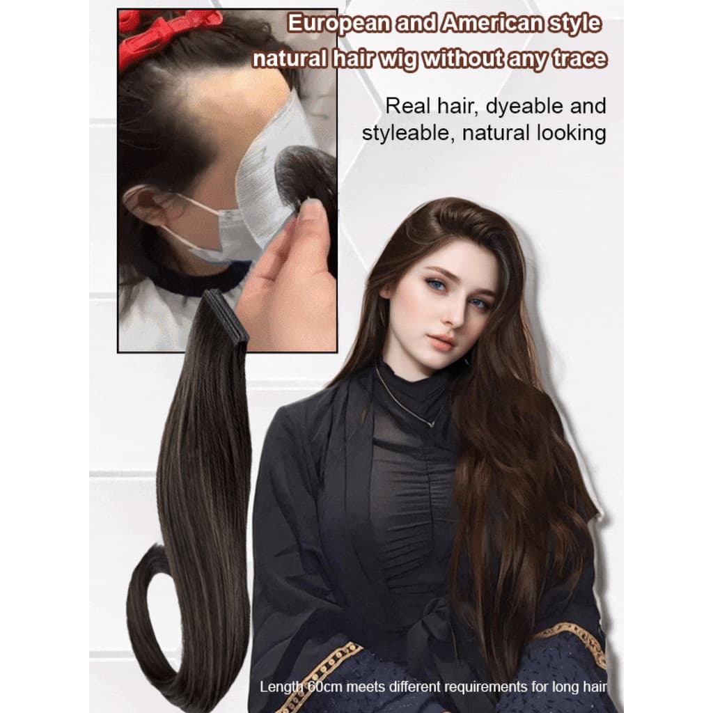 [Adesão Forte] Fácil de Usar/Extensão de Cabelo/Fita Invisível/Cabelo Natural