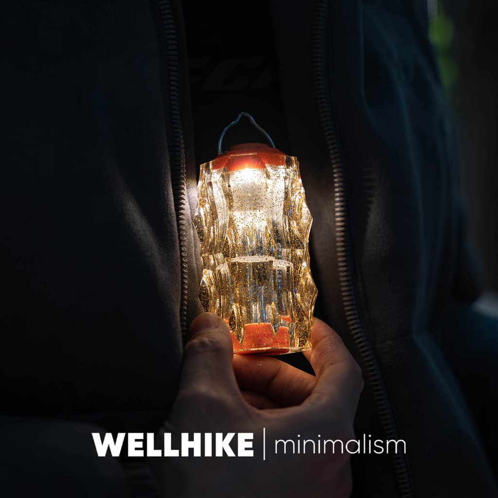 WELLHIKE abajur requintado ao ar livre PRO cristal fino transparente de alta qualidade 38 acampamento golzero lâmpada de
