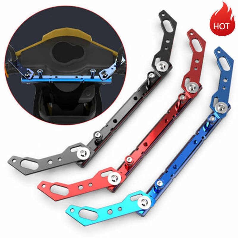 JM9T-1pc Motocicleta Modificado Universal Liga De Alumínio Multifuncional Guiador Barra Transversal Scooter Equilíbrio A