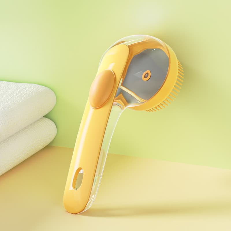Escova de banho para cães de estimação, escova de banho para gatos, escova de massagem para banho de Silicone cães,