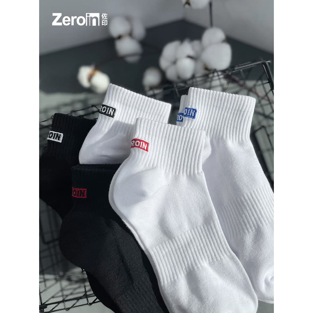 Zoyin meias masculinas de cano médio verão estilo fino fio de algodão puro antibacteriano absorvente de suor meninos mei