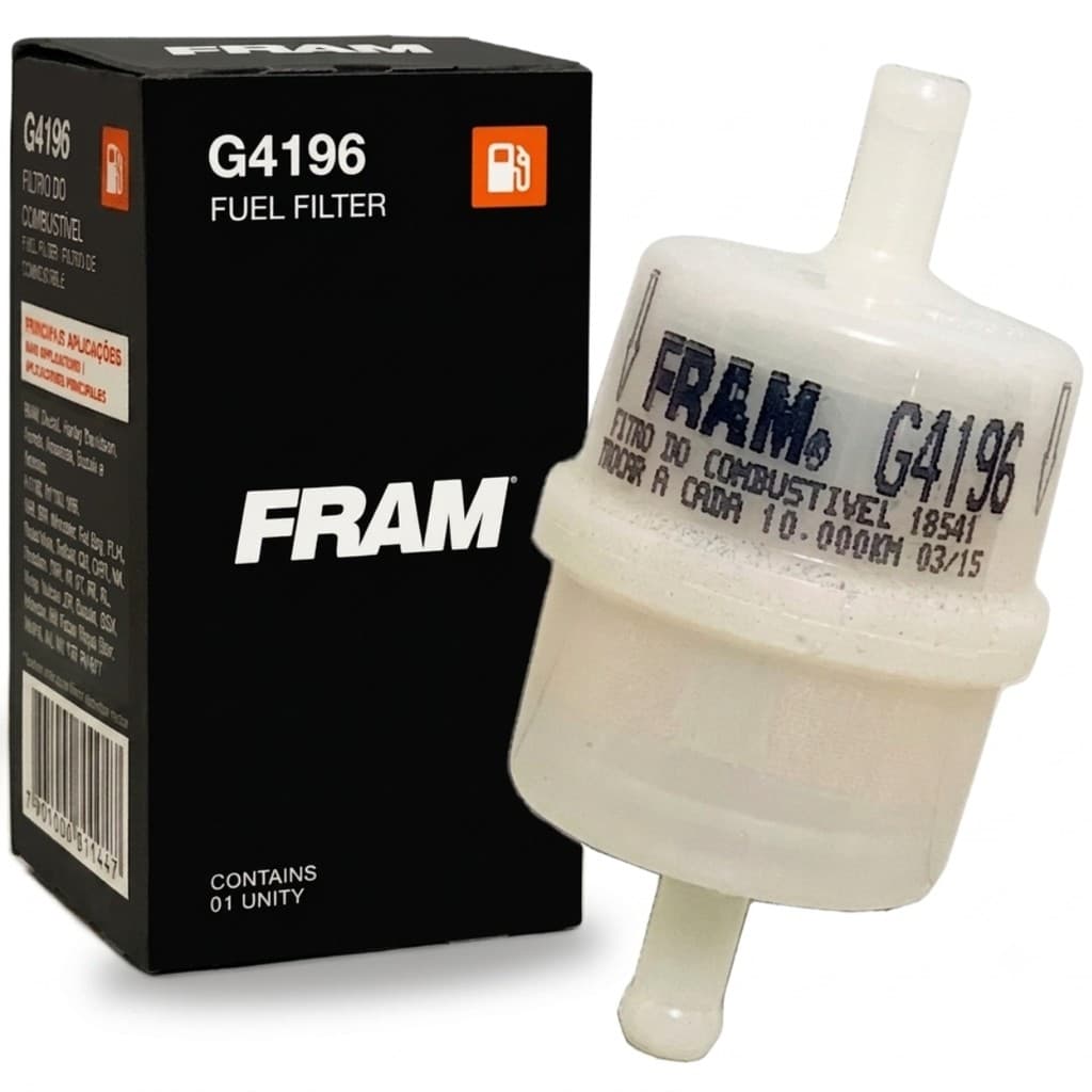 Filtro Gasolina Fram G 4196 Cg Bros 125 150 Lead Biz Pop titan fan cbx MOTOS CARBURADA 50cc FRAM G4196