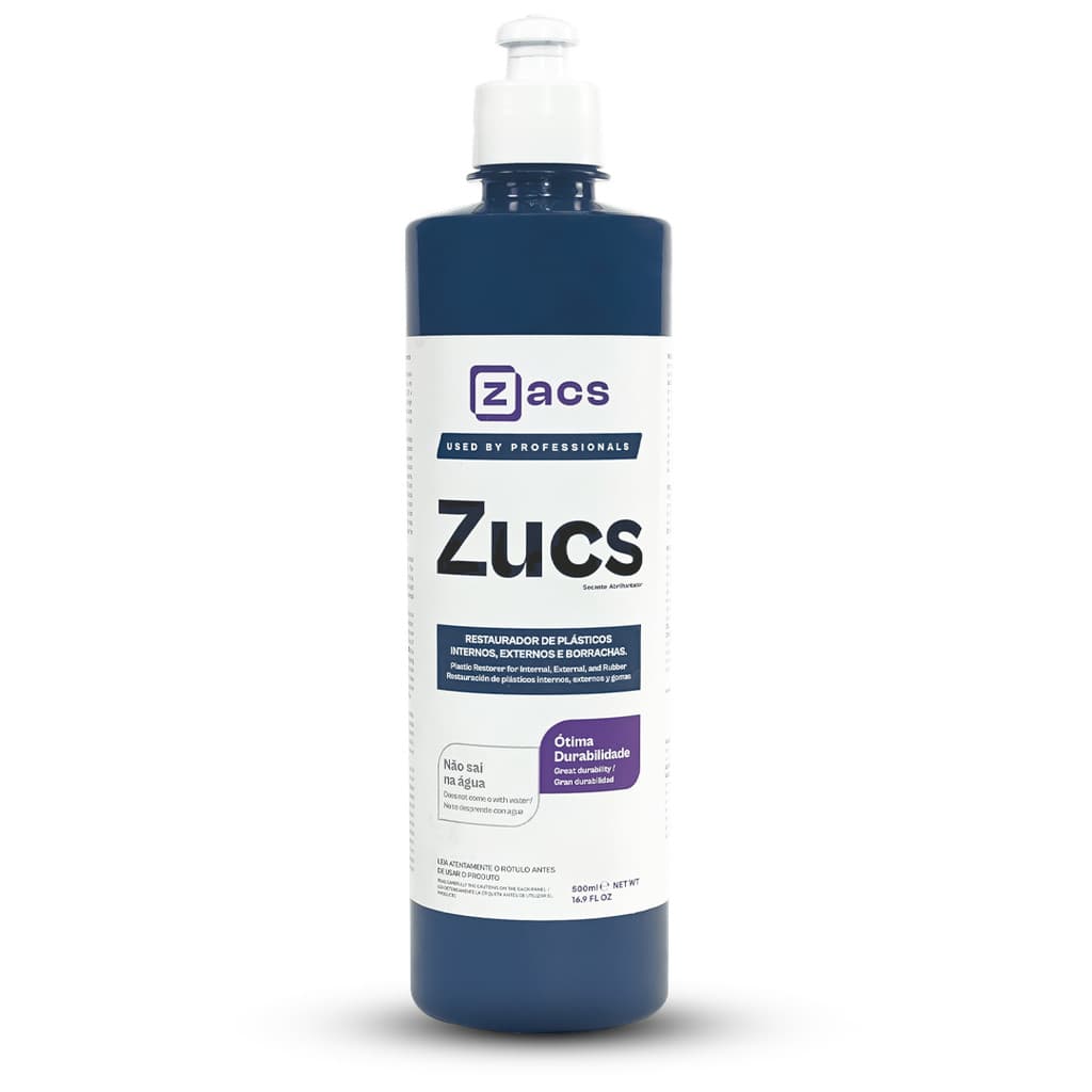 ZUCS ZACS 200ML – RESTAURADOR DE PLÁSTICOS E BORRACHAS COM SiO₂