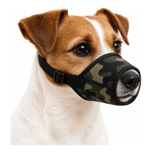 Focinheira Nylon Ajustável Cães Pequenos N-5 Não Machuca Cam Verde Camuflada Médio N 5 Oferta