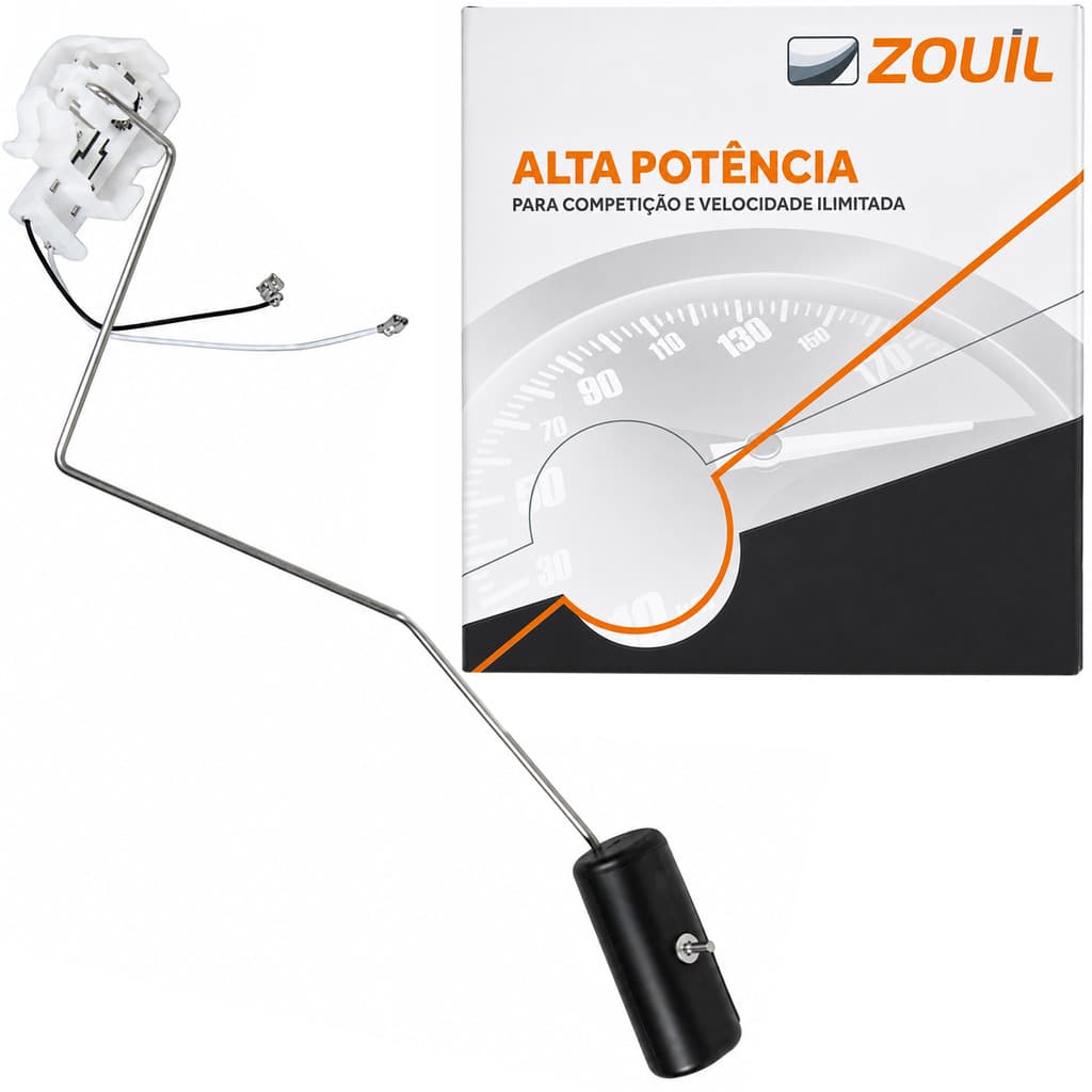 Boia de tanque sensor medidor nível combustivel YS250 Fazer 2006 a 2012 gasolina Zouil