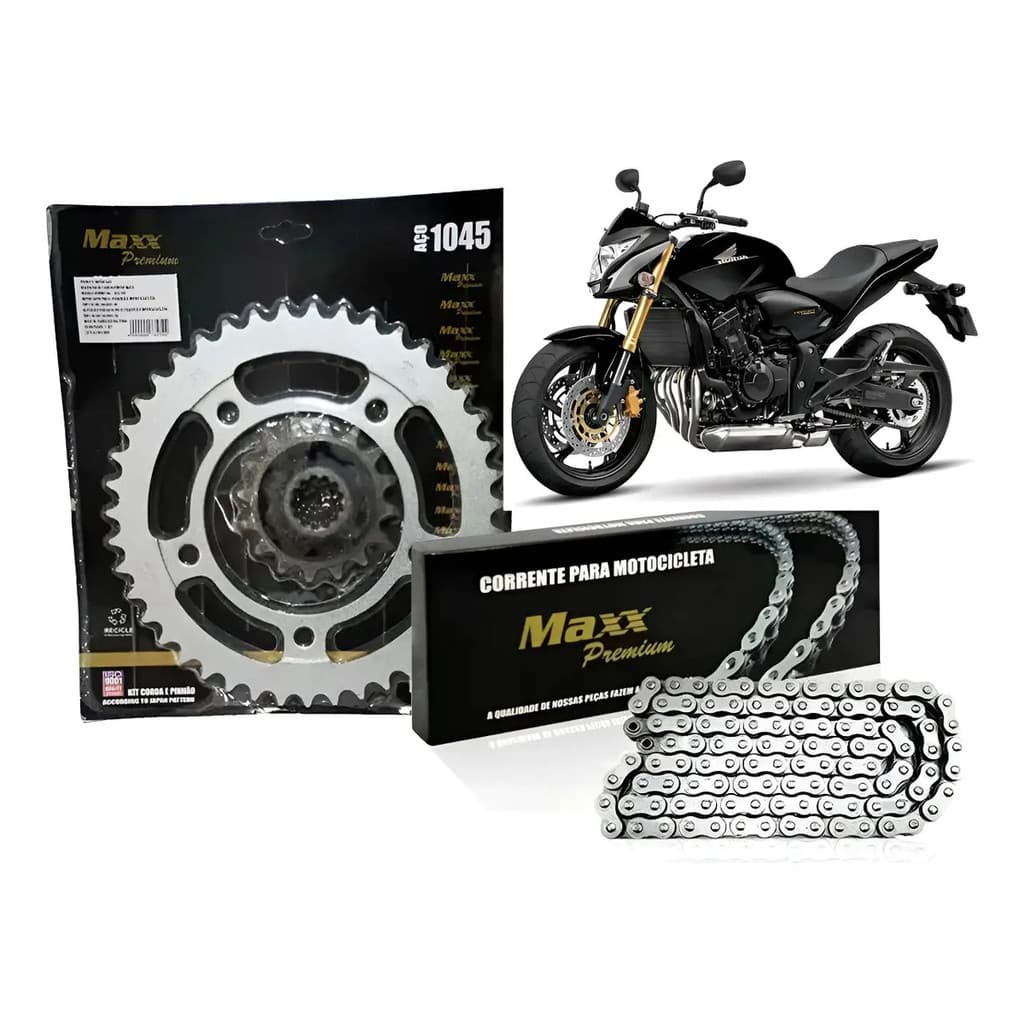 Kit Relação Honda Cb 600f Hornet 2008 A 2015 Sem Retentor