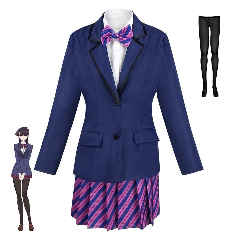 Novidades: Fantasias de Cosplay de Shoko de "Komi Can't Communicate", Uniforme de Anime de Tadano Hitohito para Todos YF