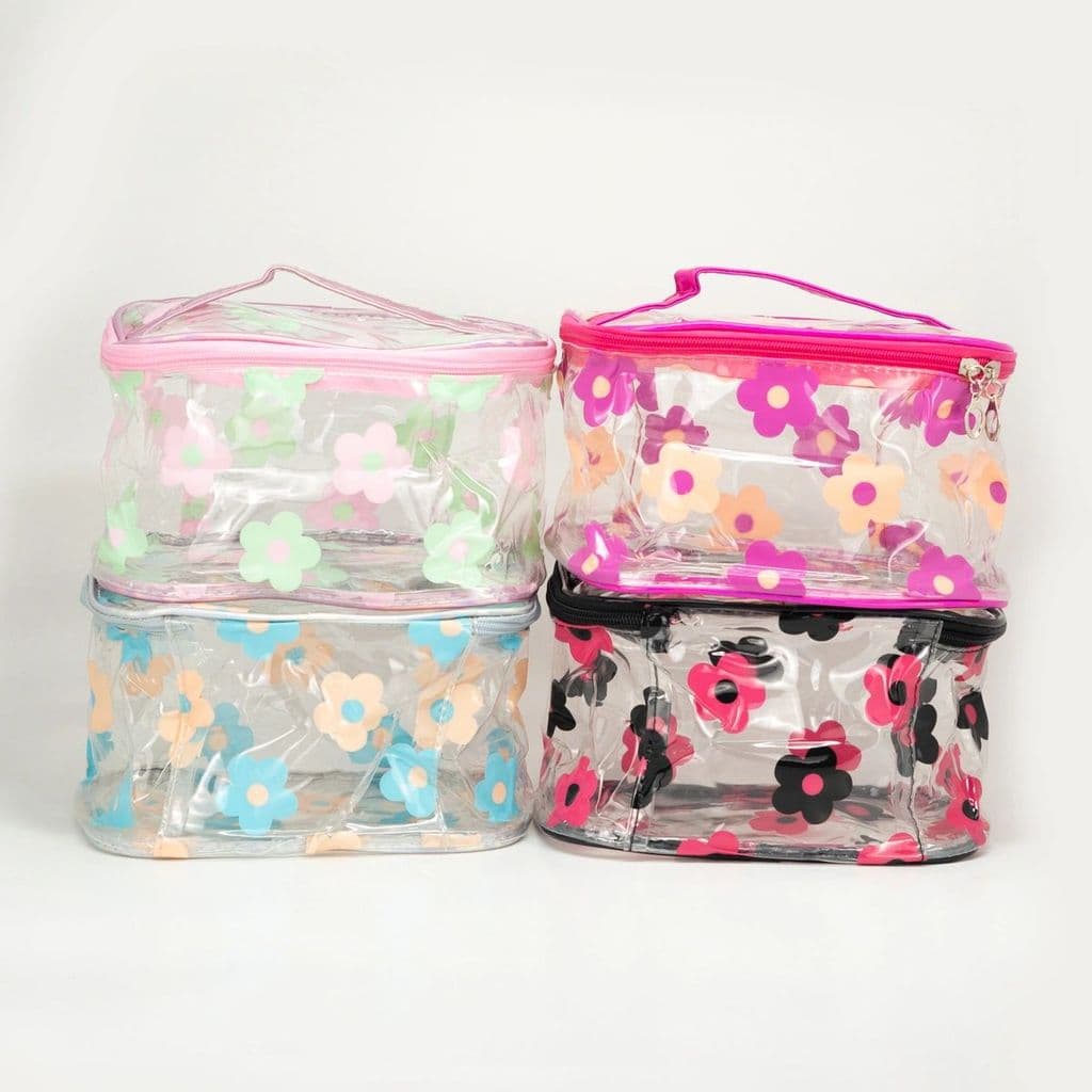 Bolsa Necessaire Transparente Organizador De Maquiagem Viagem Mala Cosméticos Feminina Oferta