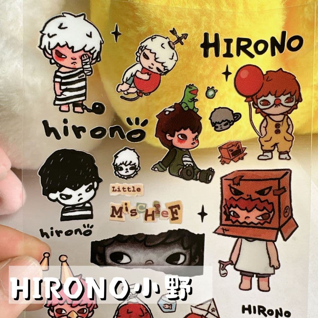 [Estoque pronto] Adesivo de gelatina HIRONO Ono Jogo de alto valor diy Capa de telefone Decoração de Tablet WJG