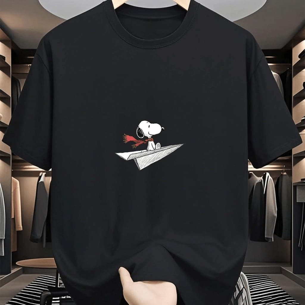 Camiseta Estampada Snoopy Unissex Camisa Com Estampa 100% Algodão