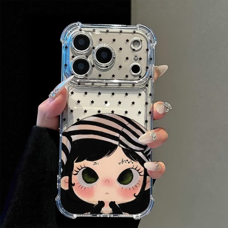 Adequado para xiaomi caso de telefone bonito bandana Xiaoyu transparente tudo incluído xiaomi 17 resistente a choques ca