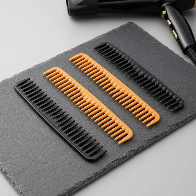 [beautifulhome] Cabelo Desembaraçador De Dentes Largos , Ecológico , Durável , Plástico , Bordas Lisas Para Amantes Do ,