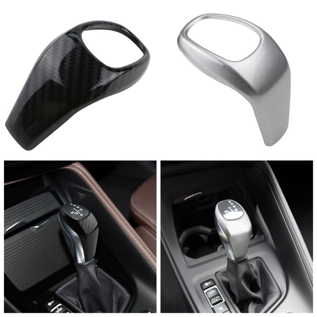 Tampa Do Botão De Mudança De Cabeça De Engrenagem Carro Adesivo De Acabamento De Handebol Para BMW X1 F48 2016-2019 2020