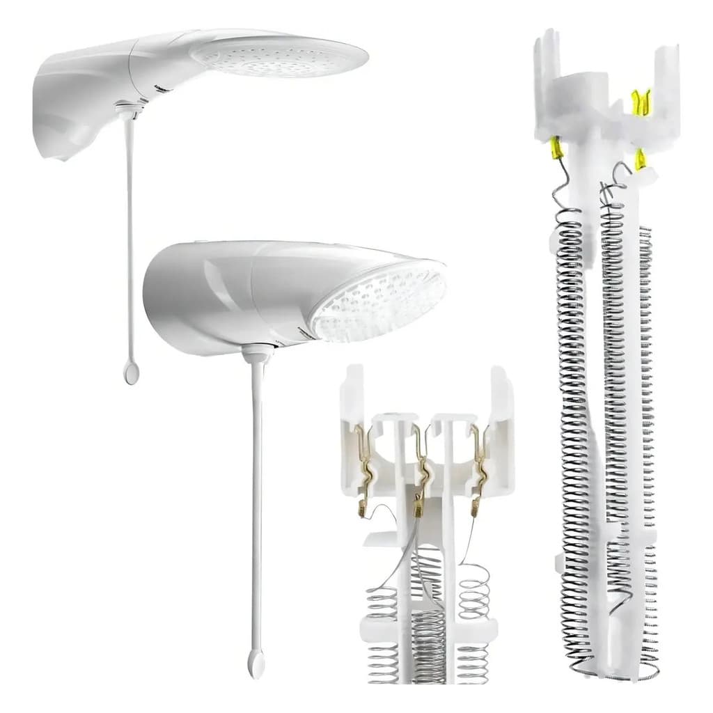 Resistencia Para Lorenzetti Ducha Advanced Top Jet Multitemperatura 127v 5500w Ms Eletro Eletrônica Branco