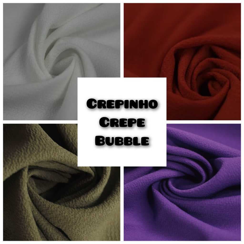 5 Metros Tecido Crepe Bubble 5m x 1,50m