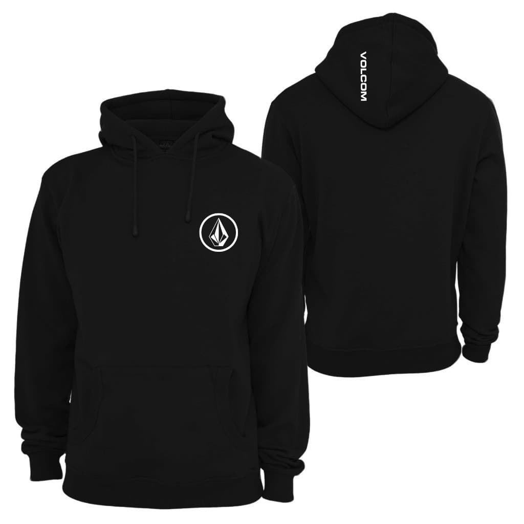 Moletom Volcom Masculino Escudo Com Capuz Agasalho Feminino Bolsos Moletom canguru Streetwear
