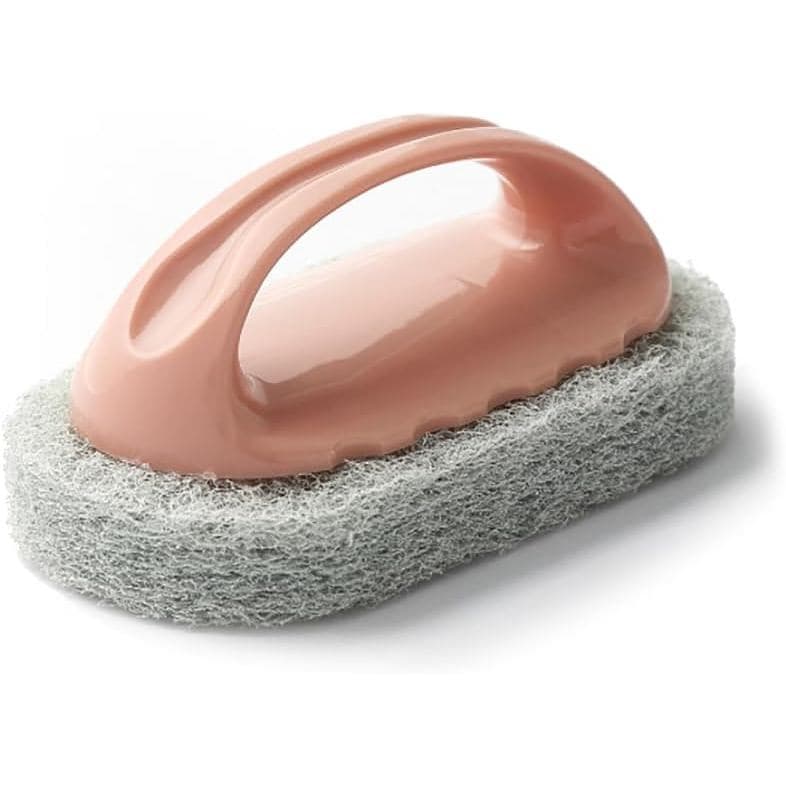 Escova de Limpeza para Banheiro e Cozinha, Esponja de Limpeza para Chuveiro (Rosa) |   Escova de Limpeza para Banheiro e