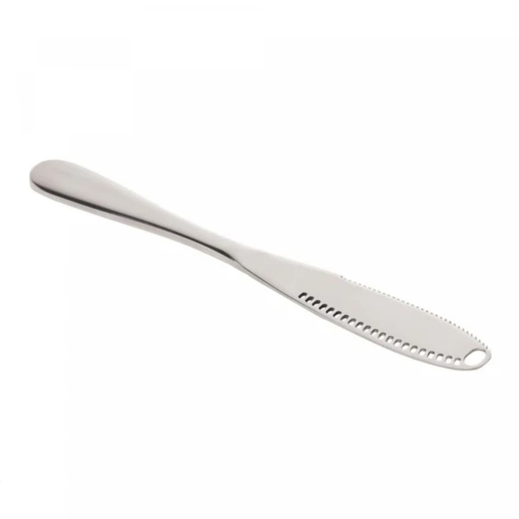 Espátula para Manteiga Lyor Aço Inox 20,5cm Resistente Elegante Inox
