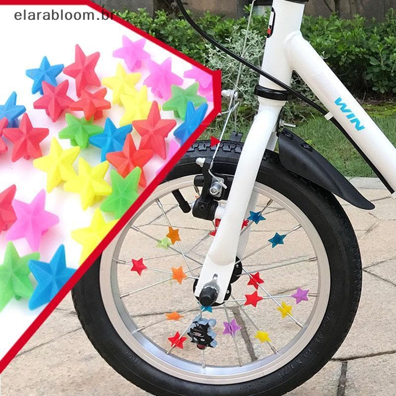 36 Pcs Roda De Bicicleta Falou Contas De Plástico Decoração Acessórios De Ciclismo