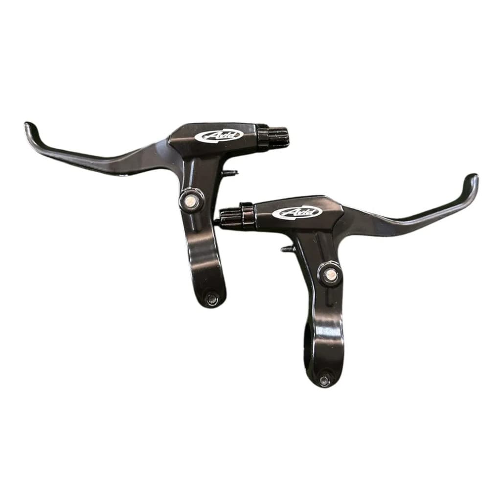 PAR MANETE BIKE ALUMINIO SRAM AVID FR5 V-BRAKE DISCO PRETO