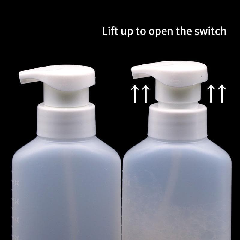 180ml Bomba Garrafa De Espuma Espremer Sabão Mouss Dispensador Líquido Shampoo Loção Engarrafamento Garrafas Vazio Recip