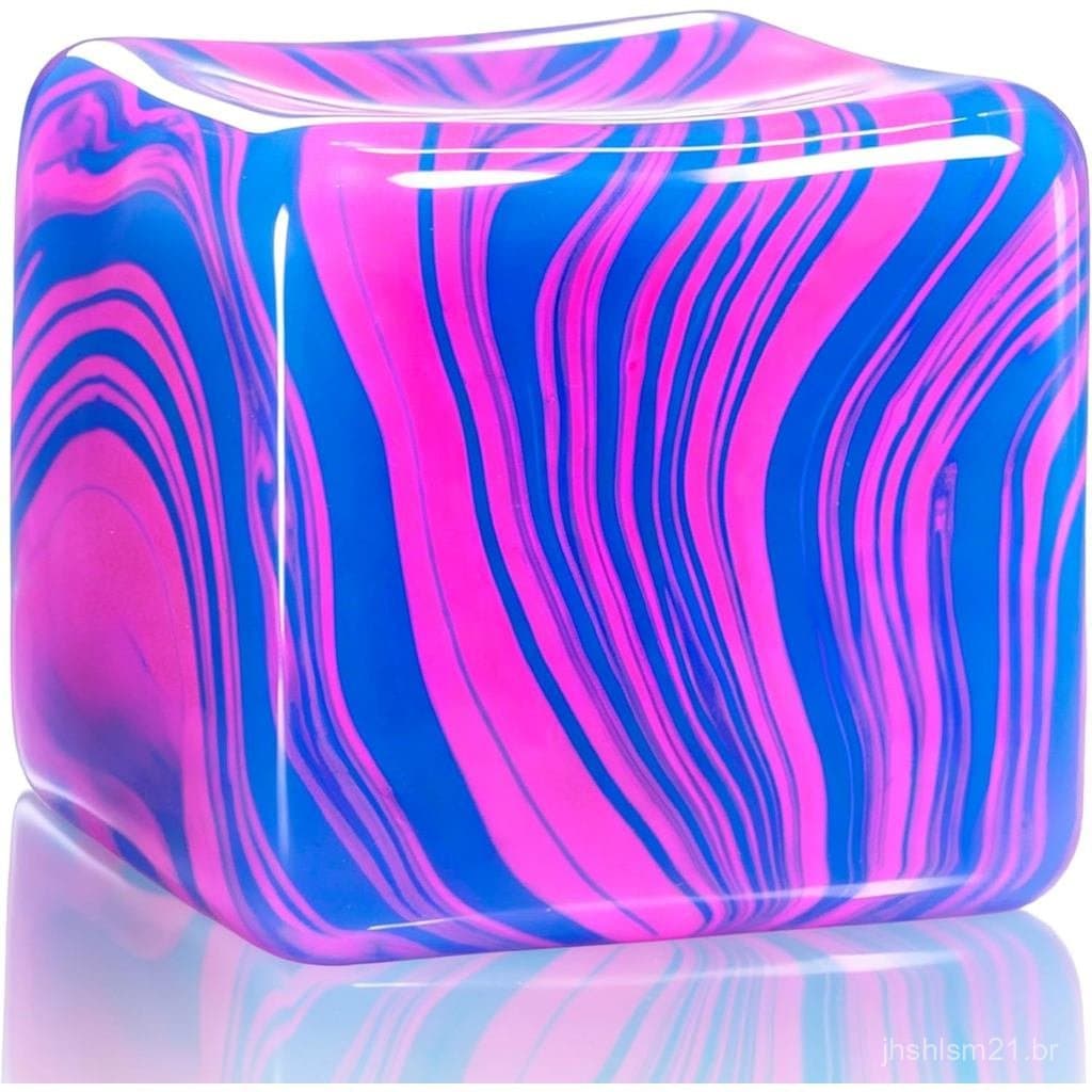 Brinquedos Sensoriais Antiestresse Squishy, Cubo Antiestresse Preenchido com Gel, Bolas Antiestresse Elásticas para Cria