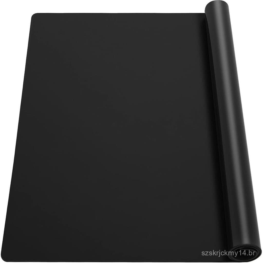 Tapete de silicone espesso para frigideira, adequado para eletrodomésticos de cozinha grandes de 19,5 cm, tapete de sili