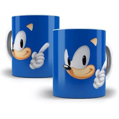 Caneca Personalizada Sonic - Porcelana Modelo 3