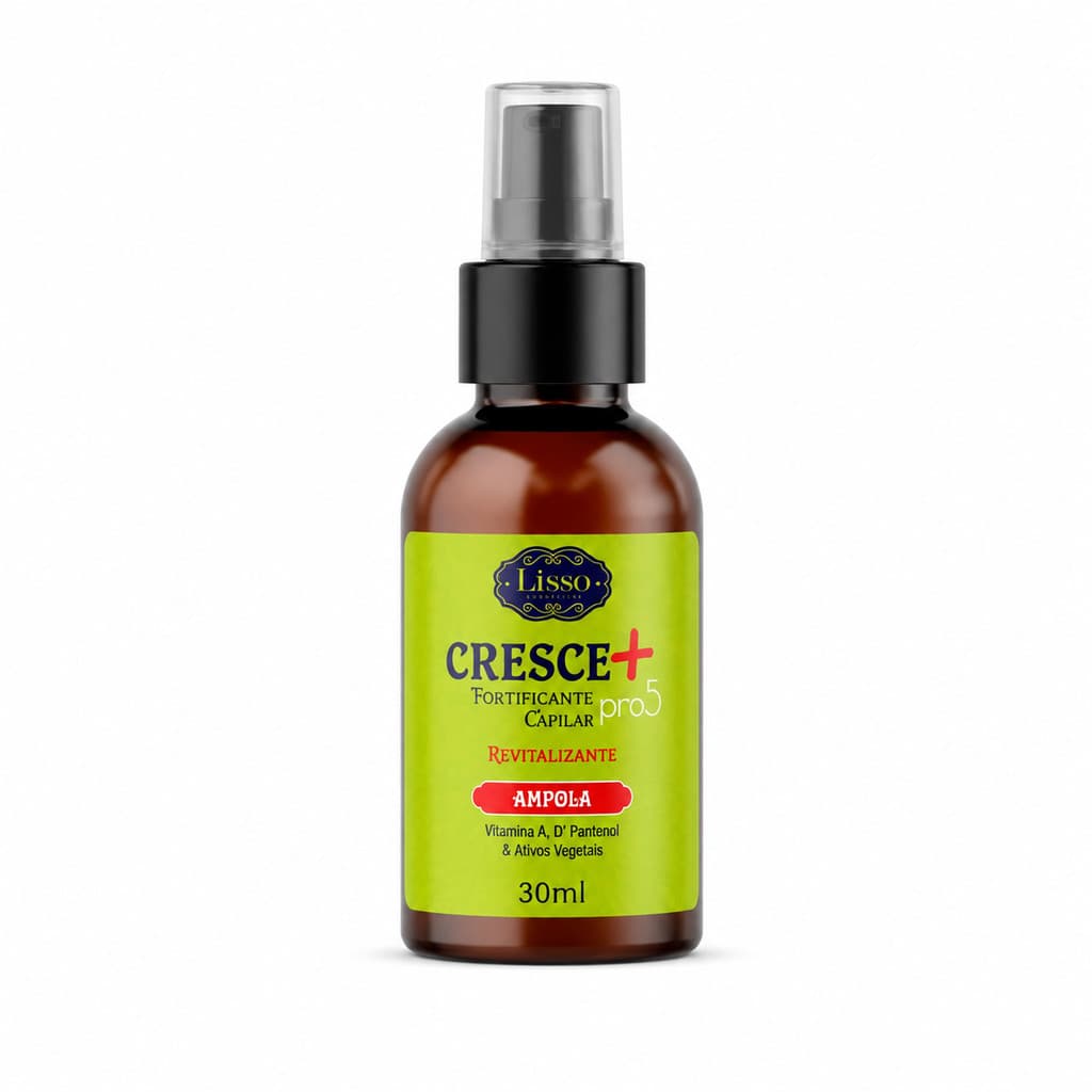 Ampola Capilar Fortificante e Revitalizante Vitamina A e D-Pantenol Pro 5 Cresce+ Lisso Cosméticos